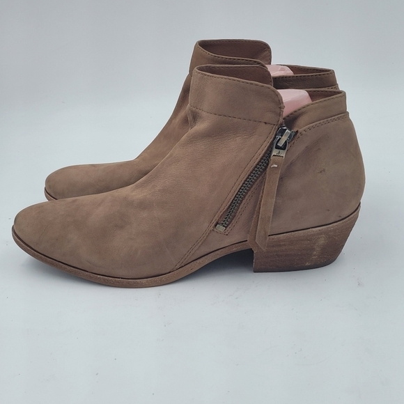 Sam Edelman Brown Suede Packer Ankle Boots Size 10 - Picture 4 of 14